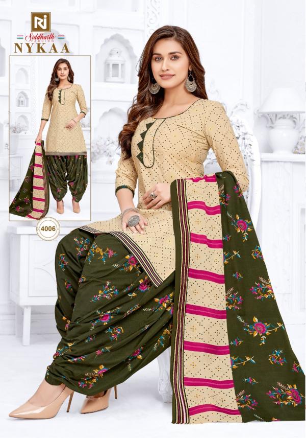 siddharth-nykaa-vol-4 Cotton Designer Exclusive Patiyala Dress Material